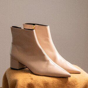 L'INTERVALLE Leather Ankle Boots